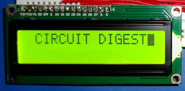 Temperature monitor LCD display